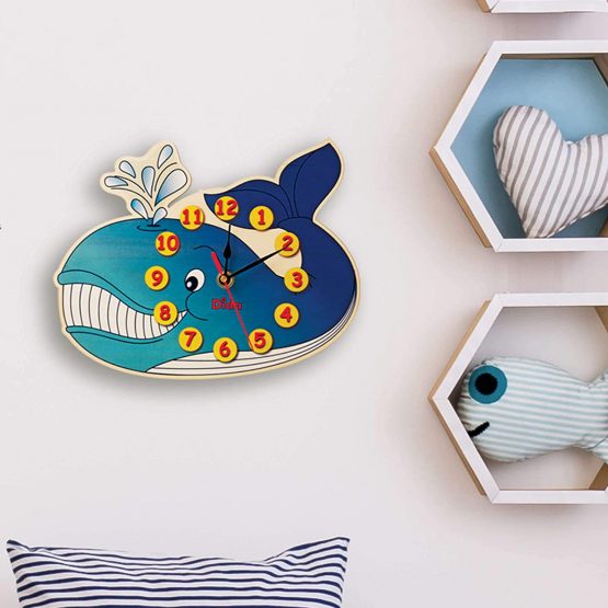Dida - Kids' Room Clock - Whale - Image 2