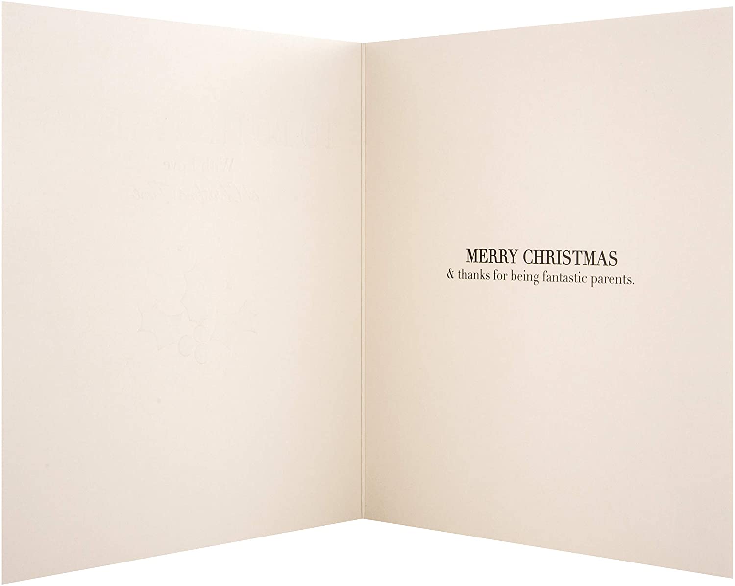 Christmas Card for 'Both My Dads' from The Hallmark Studio - Embossed Silver and Copper Foil Design, 18cm x 16cm - Image 4
