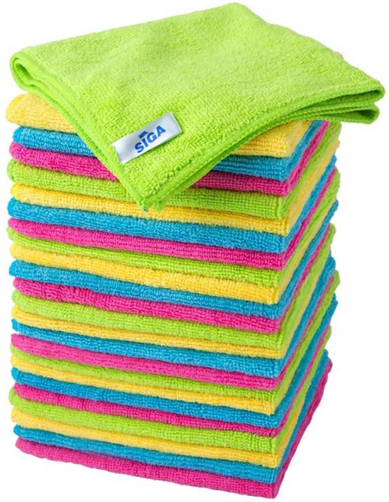 MR Microfibre Cleaning Cloth, Pack of 24, Size:12.6" x 12.6"