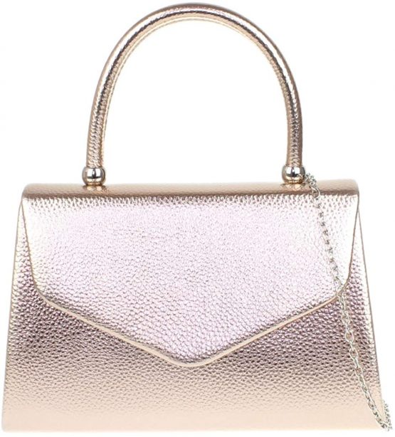 Girly HandBags Womens Plain Handle Clutch Bag