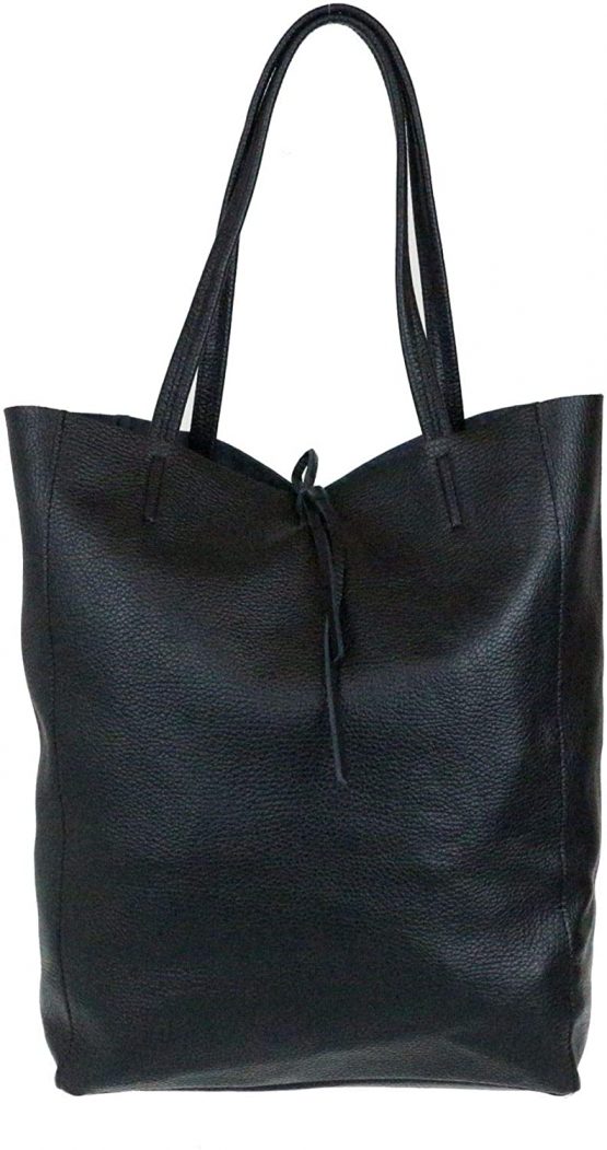 Girly Handbags Open Top Leather Handbag