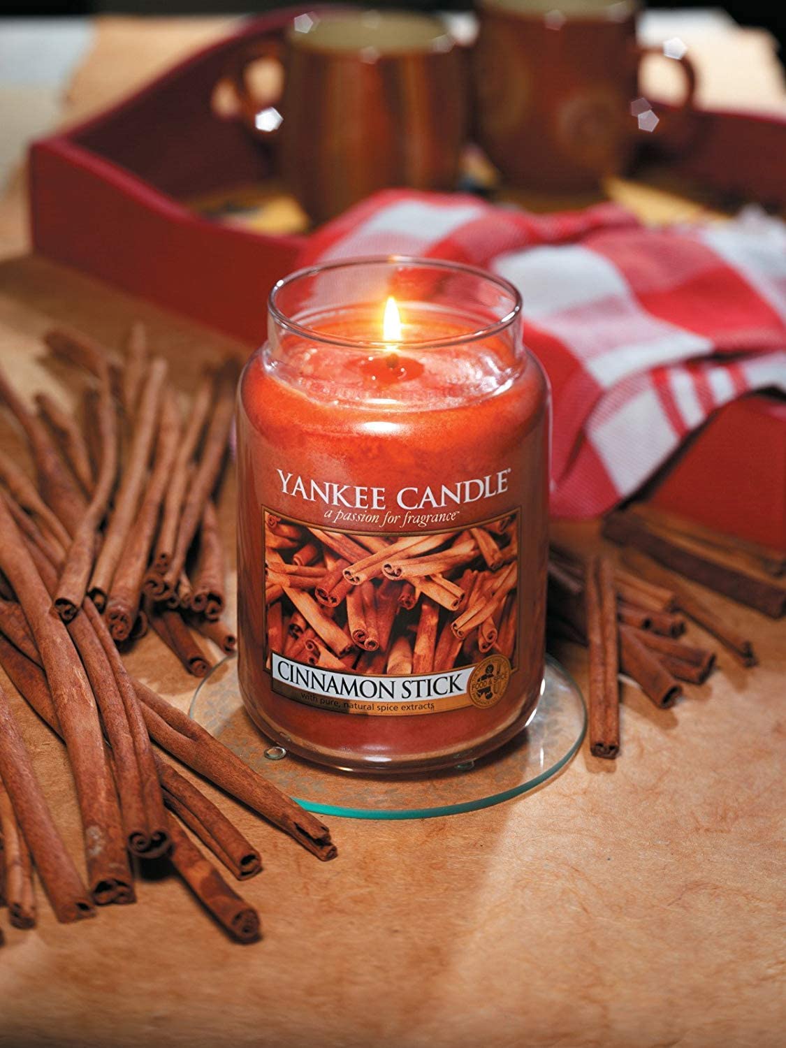 Yankee Candle Scented Candle, Cinnamon Stick, large jar candle - Image 4
