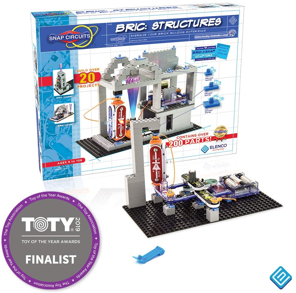Bric: Structures, Multicolor, 5.2 inches x 10.2 inches x 23.5 inches