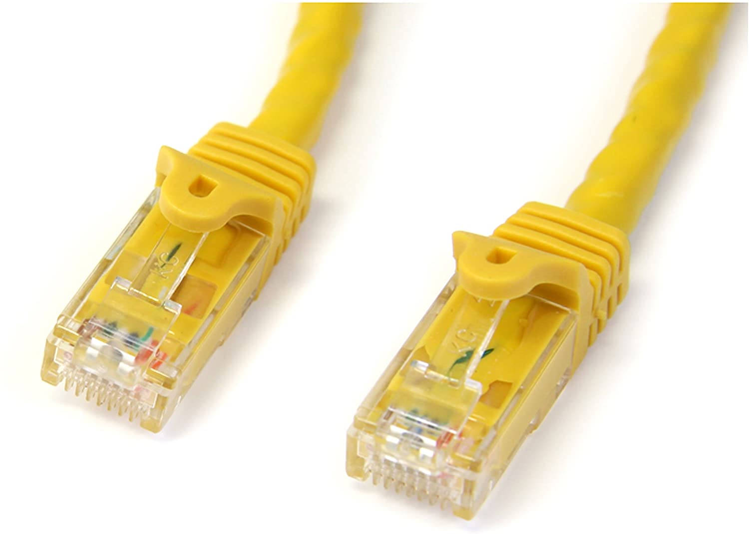 StarTech 100ft CAT6 Ethernet Cable, Yellow CAT 6 Gigabit Ethernet Wire