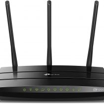 TP-Link Archer C1200 Dual Band Gigabit Wireless Cable Router, Wi-Fi Speed Up to 867 Mbps/5 GHz + 300 Mbps/2.4 GHz, 4 Gigabit LAN Ports, 1 USB Port, Supports Parental Control, Guest Wi-Fi, VPN