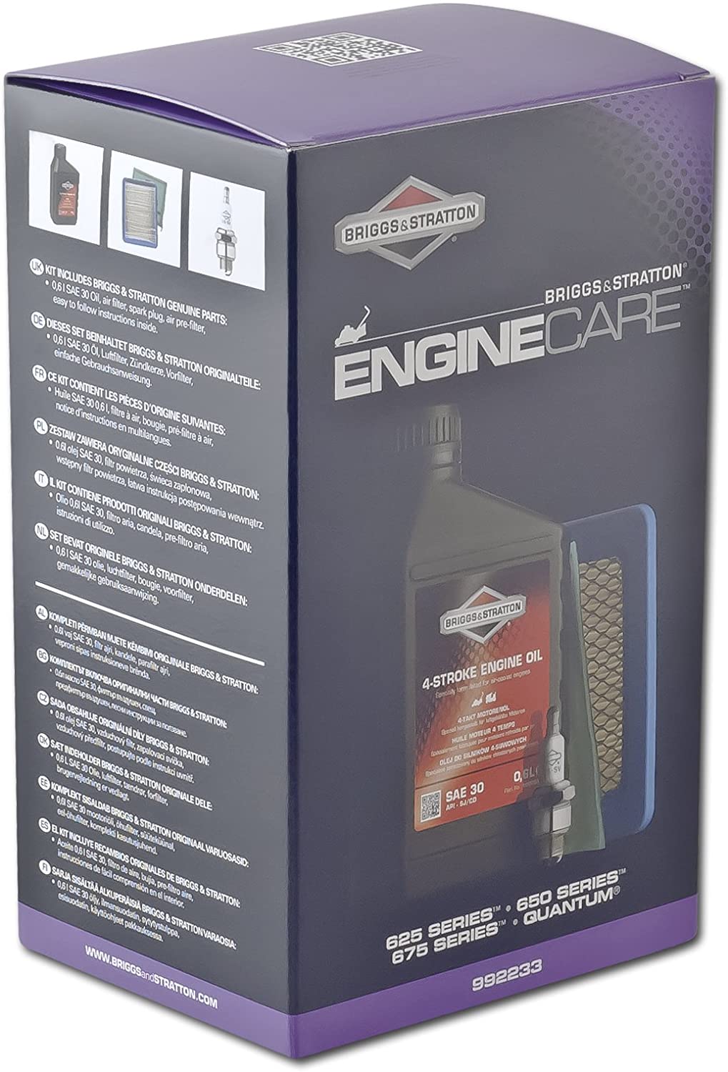 Briggs & Stratton 992233 625/650/675-Series Quantum Engine Care Kit, Multi-colour - Image 2