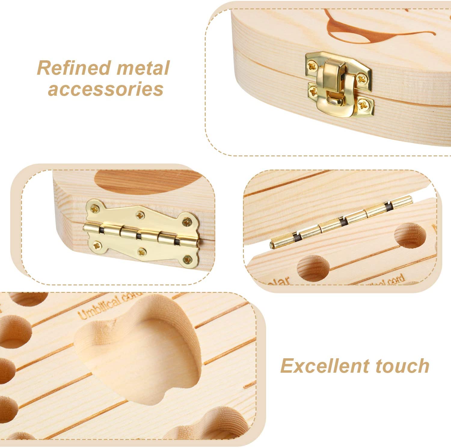 2 Wooden Baby Tooth Box - Image 3