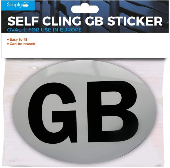 Simply ST06 Oval GB Self Cling Touring Header Card