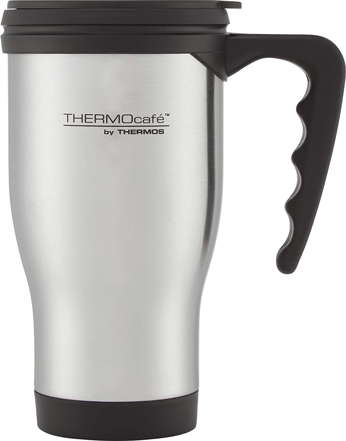 Thermos 183343 ThermoCafé 2060 Travel Mug, 400 ml, Stainless Steel