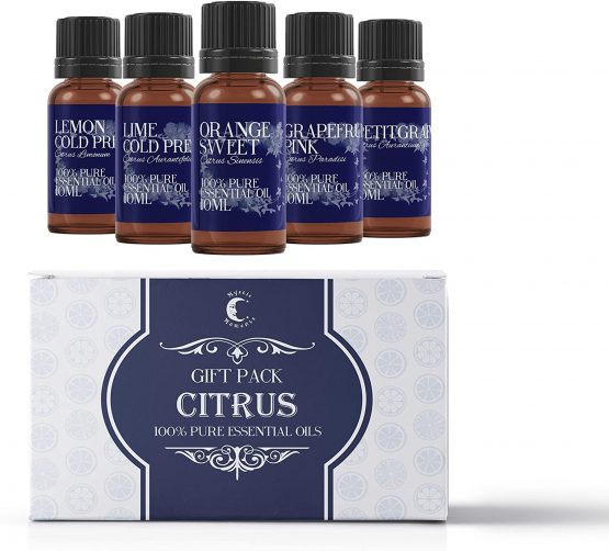 Mystic Moments | Essential Oil Starter Pack - Citrus Oils - 5 x 10ml - 100% Pure