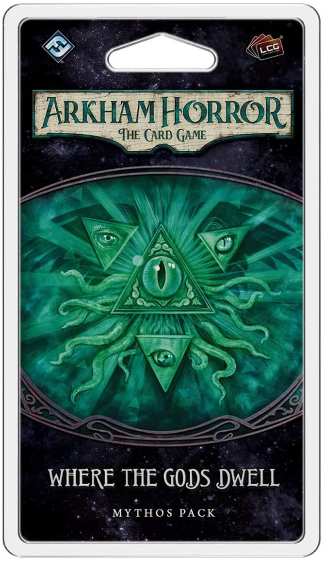 Fantasy Flight Games, Arkham Horror The Card Game: Mythos Pack, 5.5. Where the Gods Dwell, Ages 14+, 1 to 4 Players