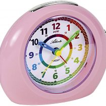 Children's Alarm Clock without Ticking for Girls Analogue Pink 1967-17