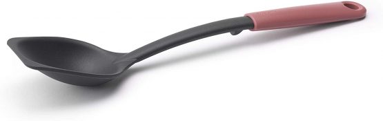 Brabantia 122743 Tasty+ Serving Spoon Plus Scraper, Grape Red - Image 2