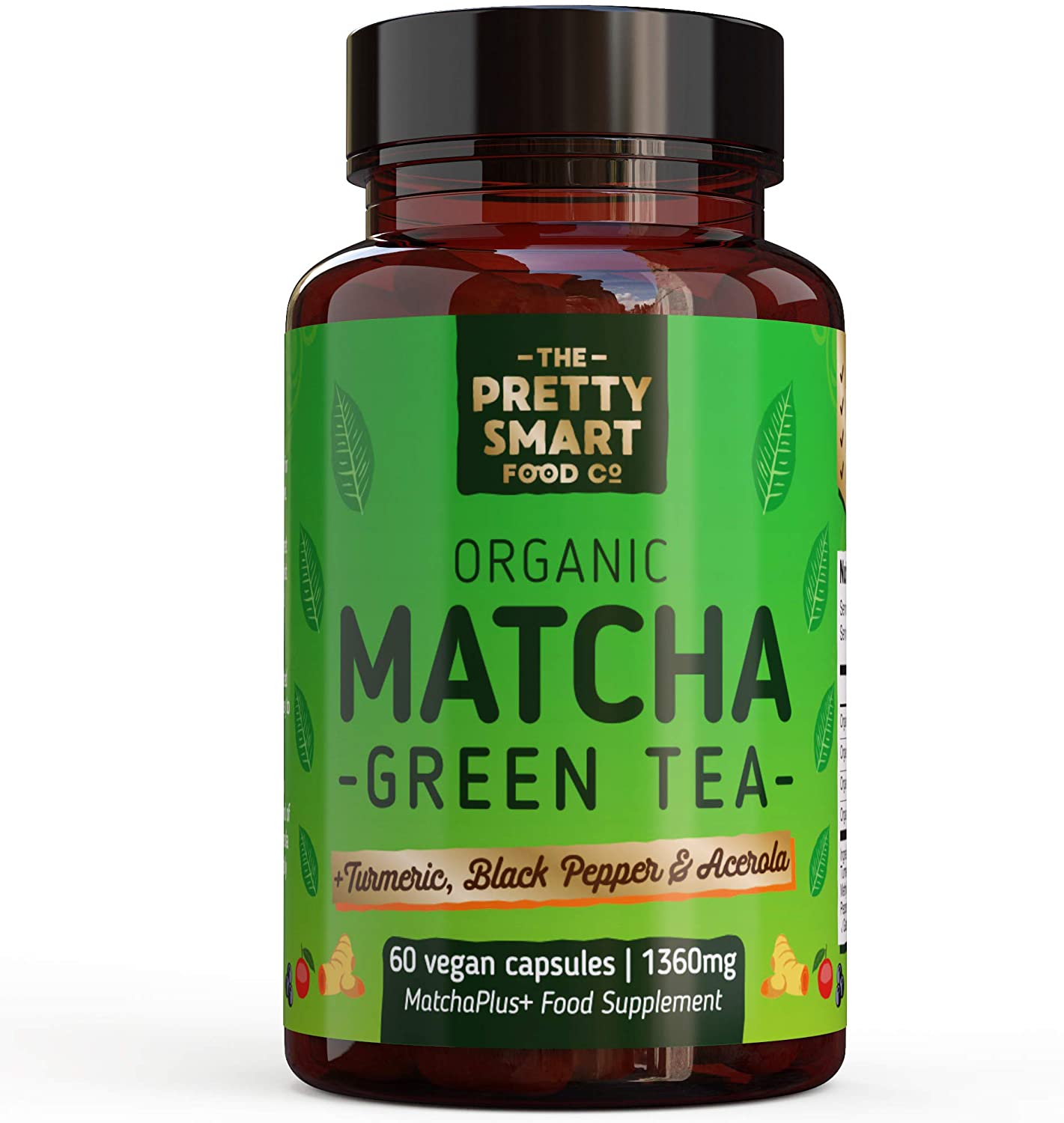 Green Tea Extract Capsules Organic Matcha Green Tea Tablets Boosted