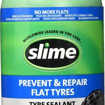 Slime 10031 Flat Tyre Puncture Repair Sealant, Prevent and Repair, Non-Highway Vehicles, Trailers, All-Terrain, Quad Bikes, Wheelbarrows, Non-toxic, eco-friendly, 946 mL (32oz) bottle