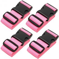 BlueCosto Luggage Strap Suitcase Straps Belts Travel Accessories, 4-Pack, Green