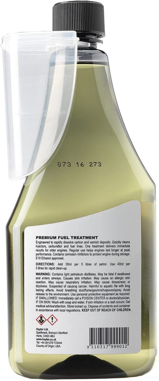 Hayter Premium Fuel Treatment, Green (part number 111-9366) - Image 2