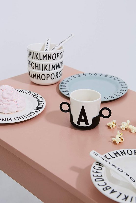 Design Letters Handle for Melamine cup (Pink) - BPA-free and BPS-free, light, 17 g, Dishwasher safe - Image 3