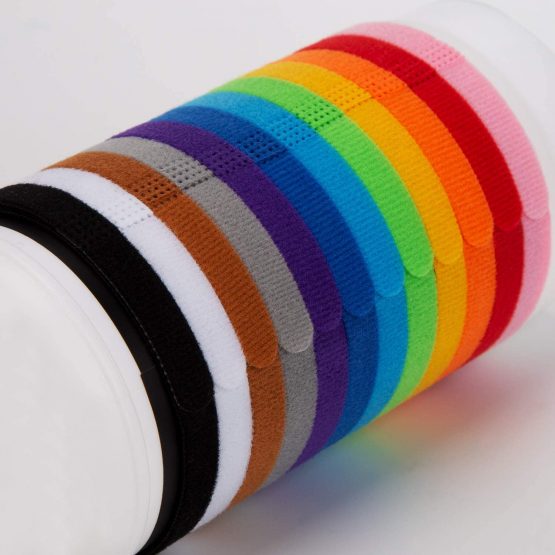 AIEX 12 pcs 34cm Assorted Colors Puppy ID Collars Whelping Collars Newborn Dog Kittens Band Adjustable Identification Collar for Pet - Image 3
