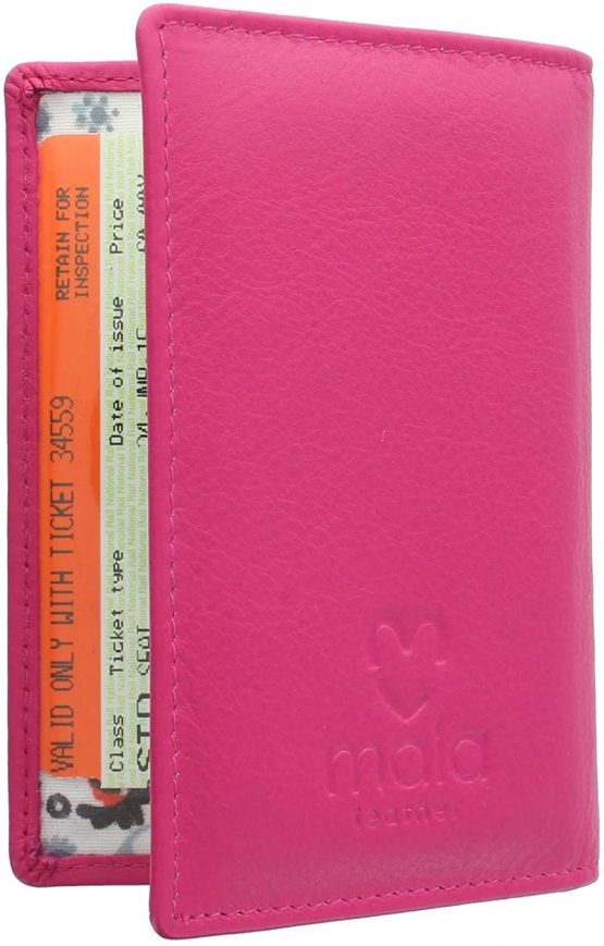 Mala Leather CARA Collection Travel Pass / Oyster Card Holder 620TC_73 Grey - Image 2