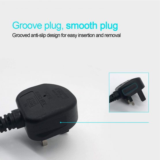 XINYUWIN Figure 8 C7 Mains Power cable Compatible With HP Envy/OfficeJet, Canon Pixma/Maxify, Brother/Dymo Label Writer, PS4, Printer, Digital Camera, LED LCD Smart TV Monitor - Image 3