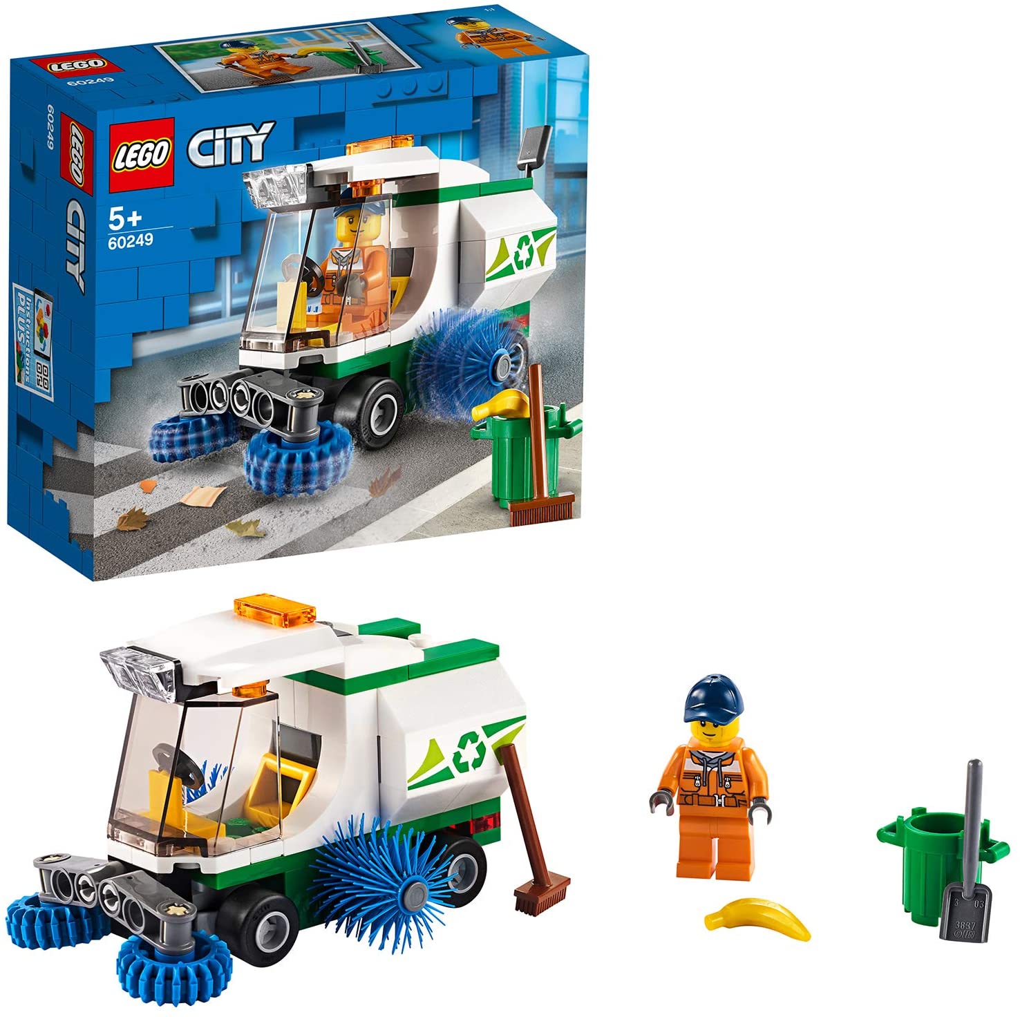 LEGO 60249 City Great Vehicles Street Sweeper, Multicolor