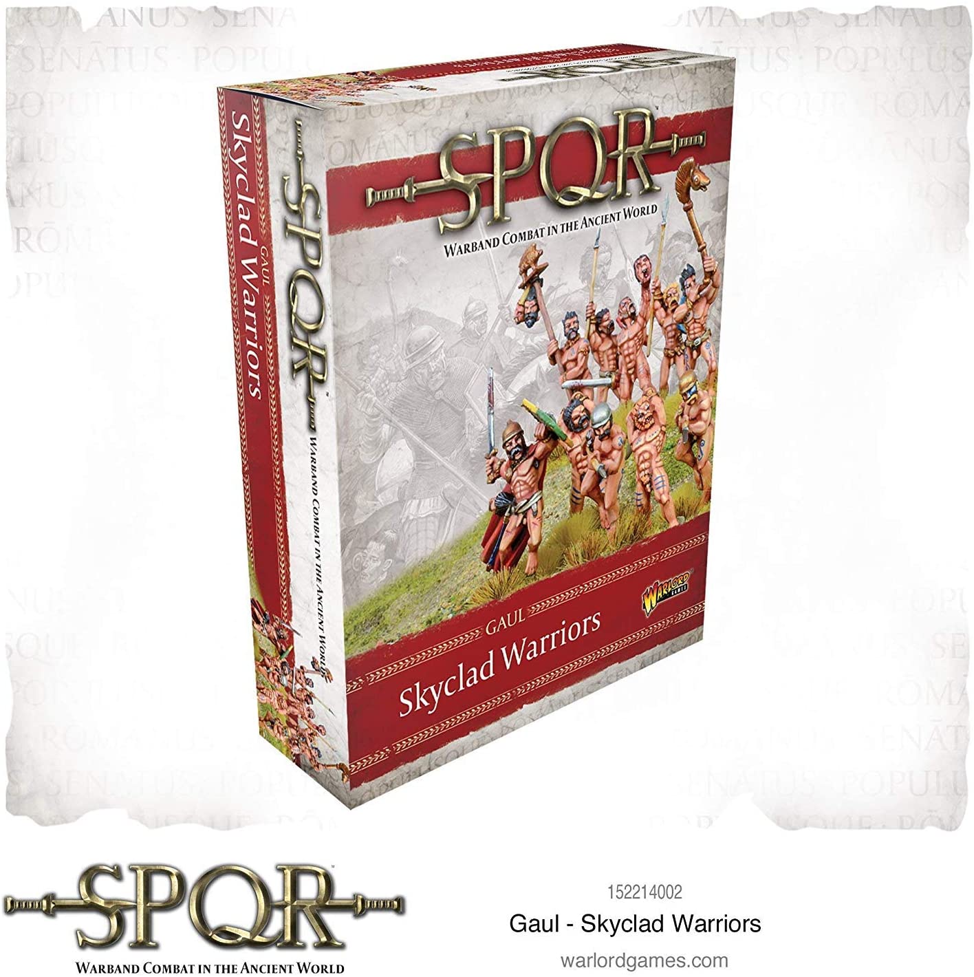 WAR-152214002 - SPQR Warlord Games, Gaul - Skyclad Warriors - 28mm Barbarians