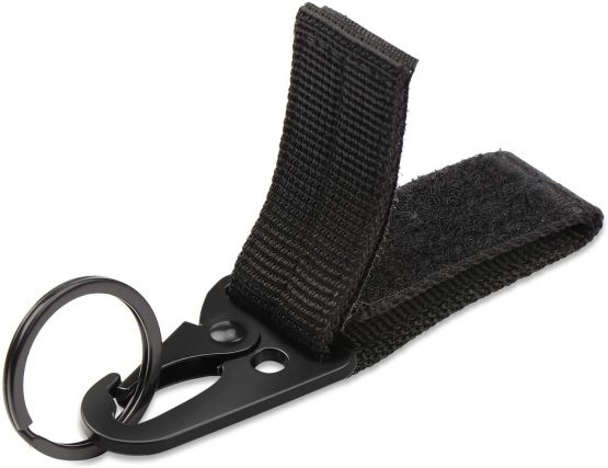 Coolty Tactical Hanging Belt Carabiner Clip Molle Strap Snap Hook Nylon Webbing Buckle Strap Clip Backpack Tape Keychain Hanging Buckle Belt Key Ring Holder for Camping Hiking Outdoor Activities - Image 4