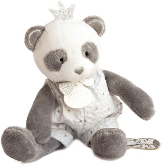 Doudou et Compagnie DC3540 ATTRAP-REVE - Panda Marionette Grey - Image 2