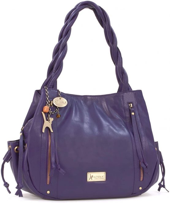 Catwalk Collection Handbags - Women's Leather Tote/Shoulder Bag - CAZ