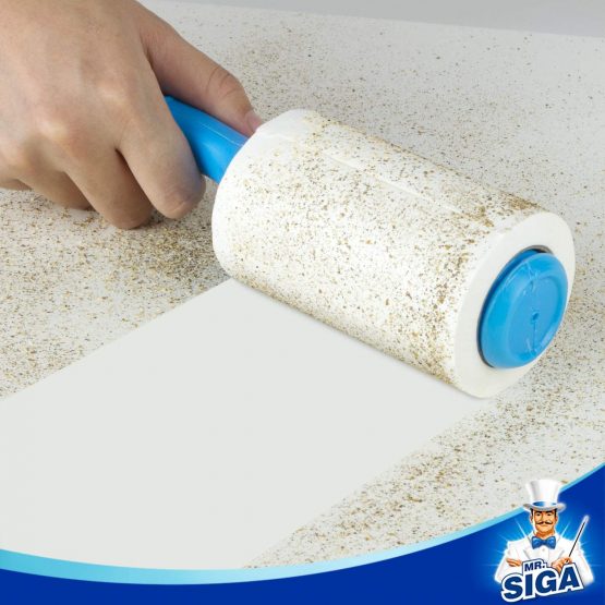 MR Extra Sticky Lint Roller Pet Hair Remover with Easy Tear Sheets, 450 Sheets in Total, 5-Pack, Blue - Image 3