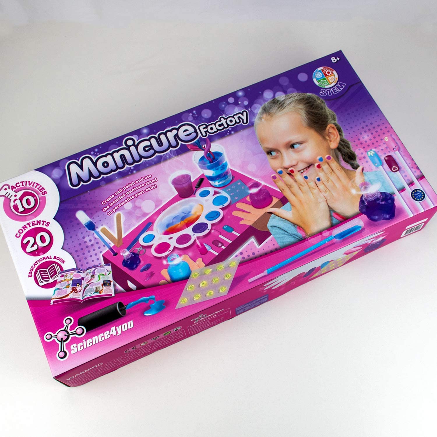 Science 4 You - DOM Manicure Factory Childrens Educational Science kit for Kids Aged 8+, Multi-Colour, Multicolor - Image 3