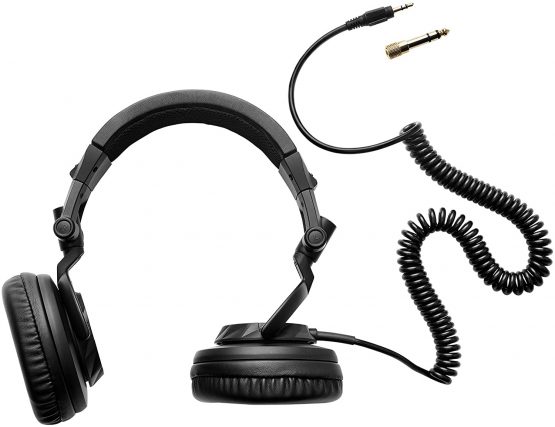 Hercules HDP DJ45: Closed-back headphones for DJs. Foldable, with pivoting earpieces and a 6.6-foot/2-meter cable - Image 2