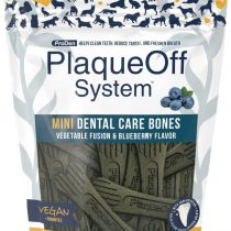 ProDen PlaqueOff Mini Dental Bones Vegetable Fusion and Blueberry (20 Pack - 340 g) for Small and Toy Dogs