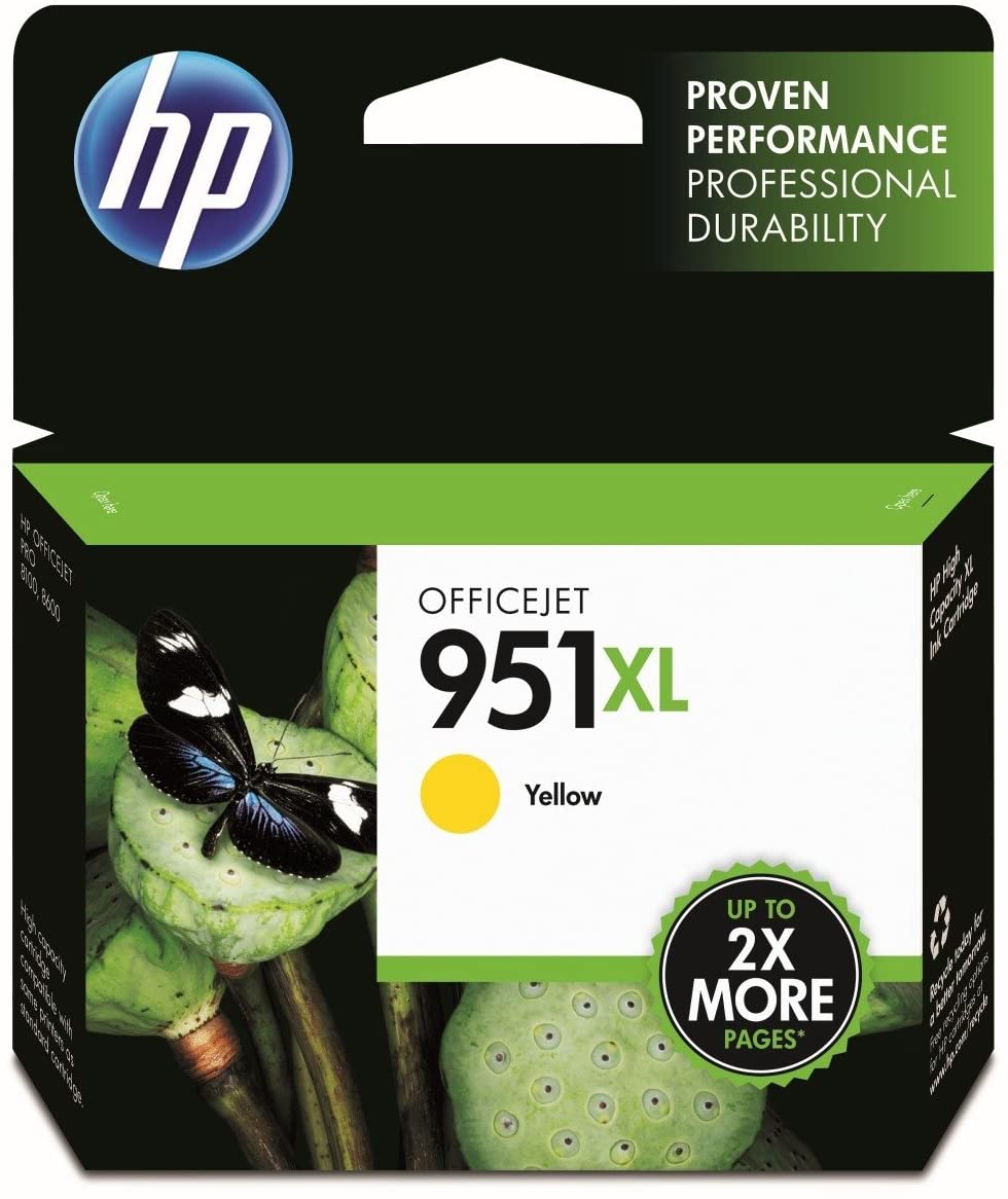 HP CN048AE 951XL High Yield Original Ink Cartridge, Yellow, Single Pack