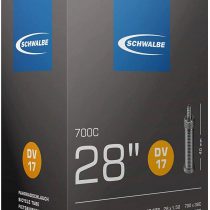 "Schwalbe DV17 Bicycle Hose 700C 40 mm, Black, 28 """, 622 x 38-35 mm