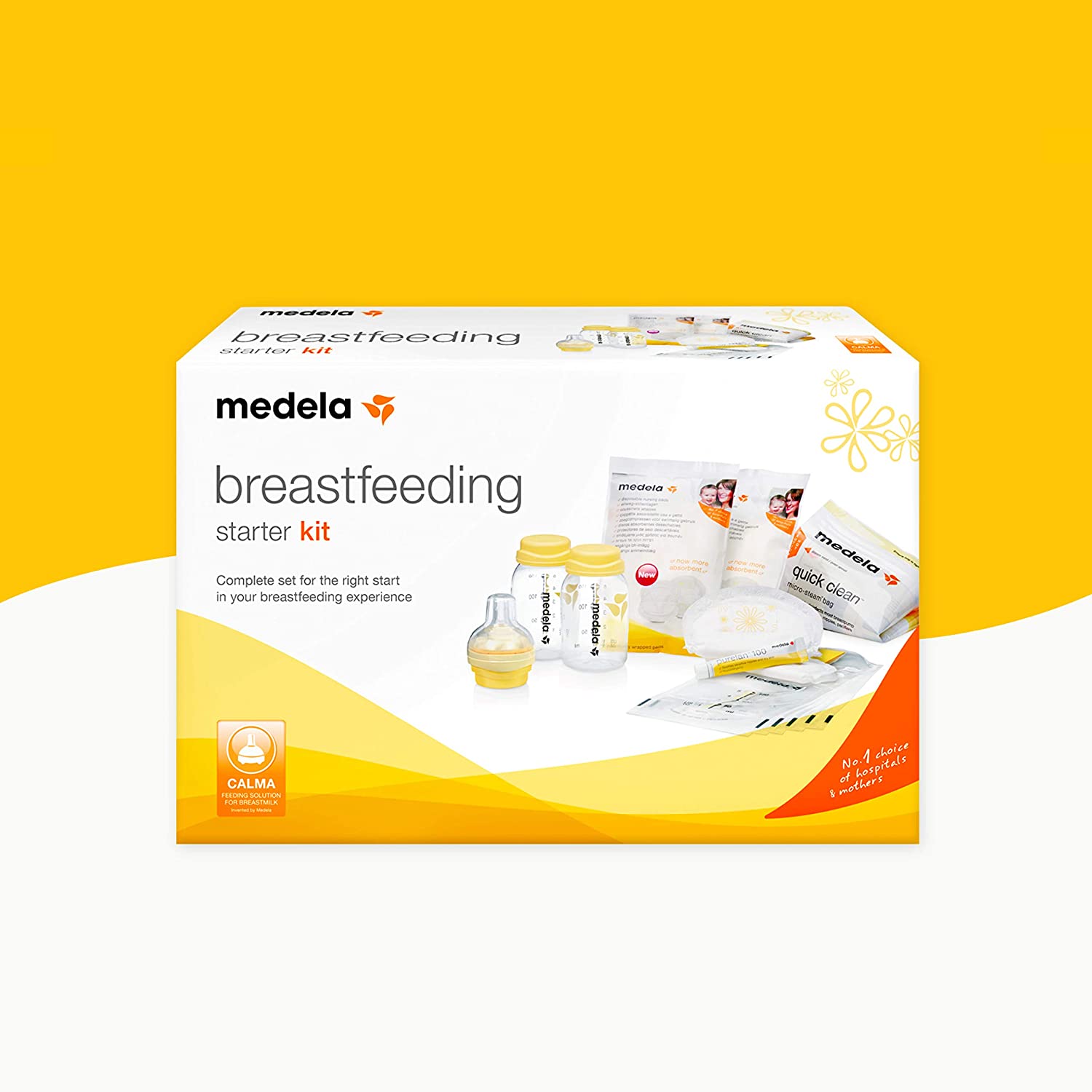 Medela Breastfeeding Starter Set With Calma teat, 2 breast milk