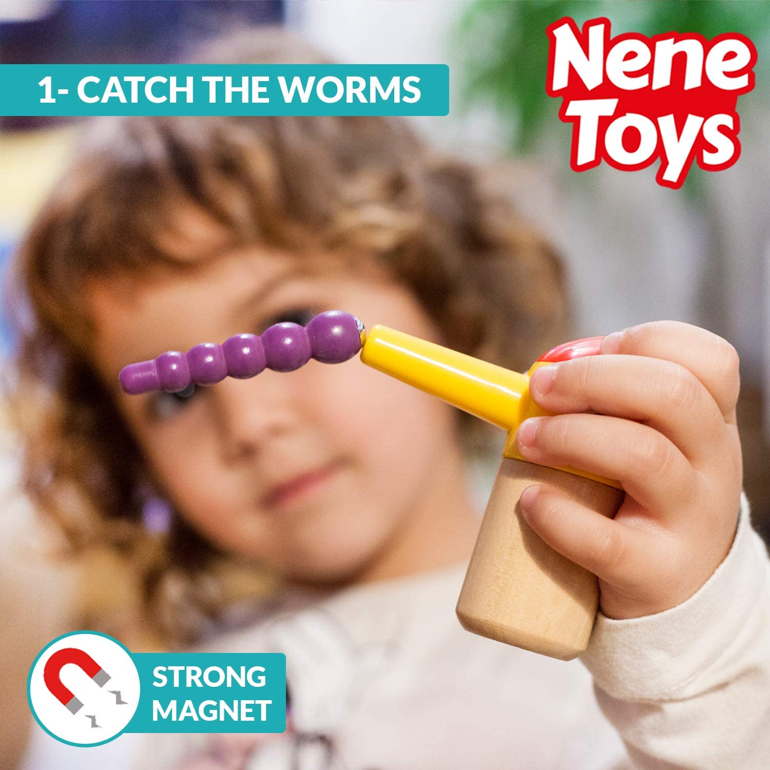 Nene Toys Little Woodpecker, Montessori Toy for Toddlers 2-4 Years Old, Educational Magnetic Toy for Kids 2 3 Years - Image 3