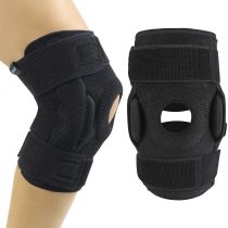 Vive Hinged Knee Brace - Open Patella Support Wrap for Women, Men - Compression for ACL, MCL, Torn Meniscus Ligament and Tendonitis - for Running, Athletic Tear and Arthritis Joint (Beige)