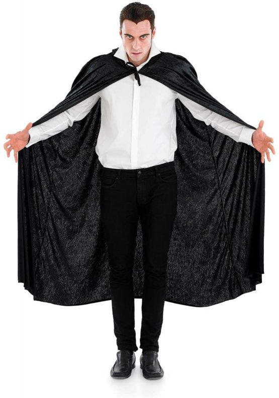 Fun Shack Adult Vampire Cape Black Full Length Unisex Halloween Dracula Costume Accessories