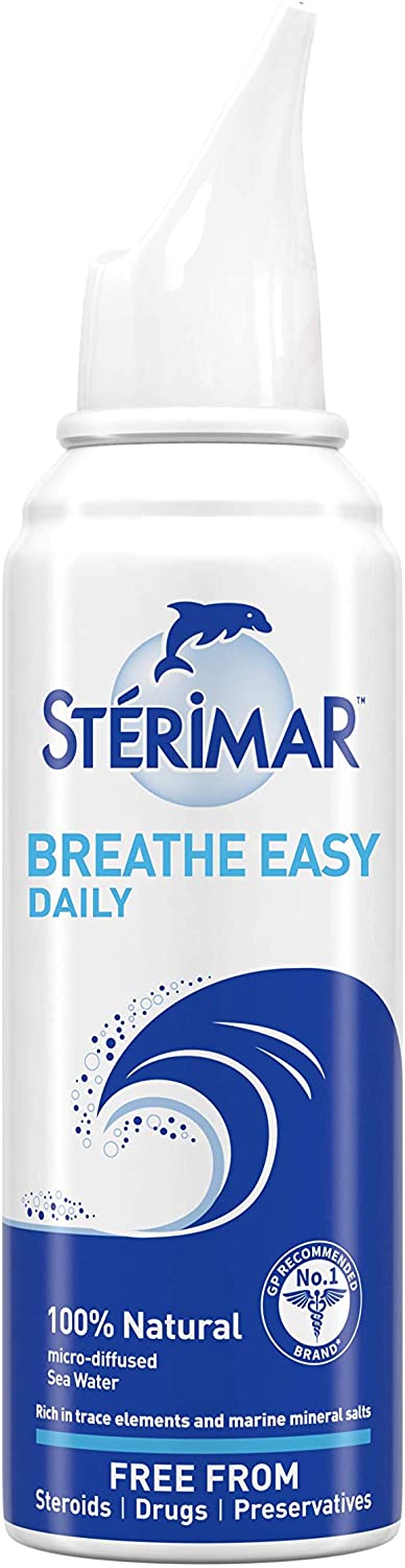 Sterimar Breathe Easy Daily, Nasal Spray, Gentle Nasal Hygiene, Cleanses Impurities,100% Natural Sea Water - Image 2