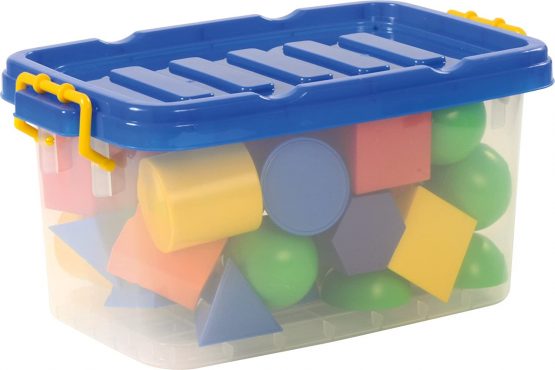 EDUPLAY Eduplay120462 36 Piece Colourful Geometric Shapes, Multi-Color