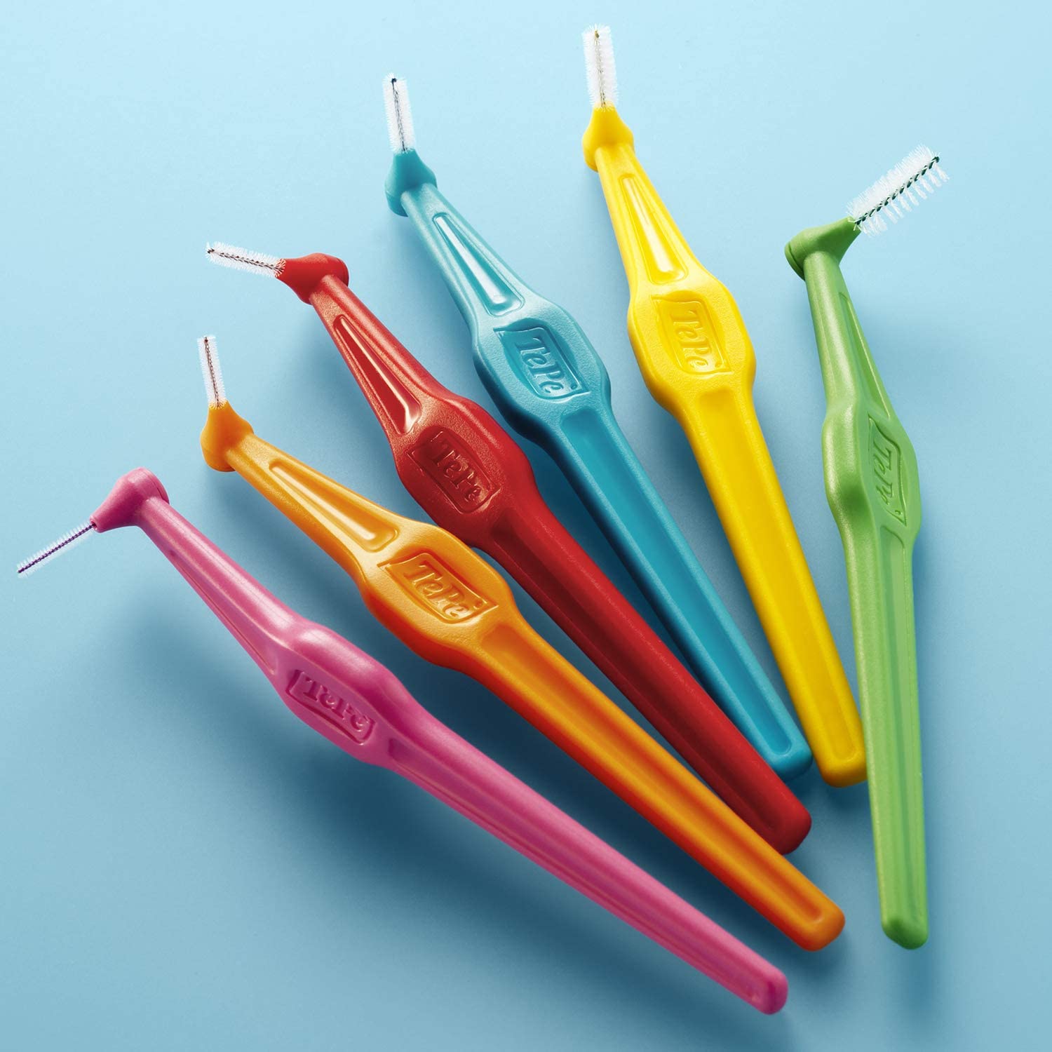 TePe Interdental Brush Angle, Orange, 0.45mm/ISO 1, 6pcs, Interspace Cleaning - Image 4