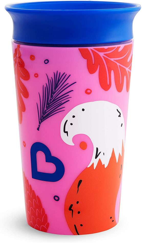 Munchkin Miracle 360 WildLove Sippy Cup, 9 oz / 266 ml, Fox - Image 4