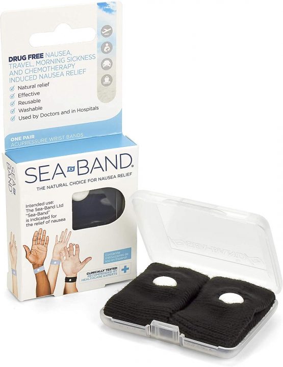 Sea-Band Adult Wristband Natural Nausea Relief, 1 Pair, Colors May Vary, Anti-Nausea Acupressure Wristband for Travel or Morning Sickness - Image 2