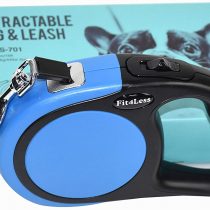 Fit4Less Retractable Dog Lead for Small and Medium Breed, lightweight handy but powerful pull, very convenient for your dog,cat under 20kgs(44lbs) (Orange)