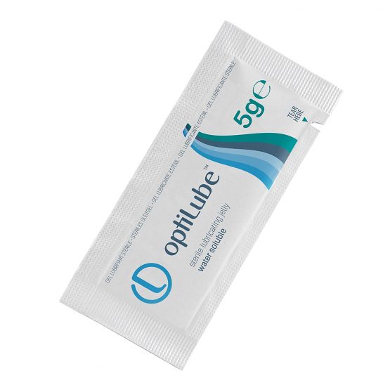 OptiLube Sachets (5g x150) - Sterile Lubricating Jelly in Sachets, Water Soluble with Easy Tear Packaging (5g Sachet - Box of 150) - Image 2