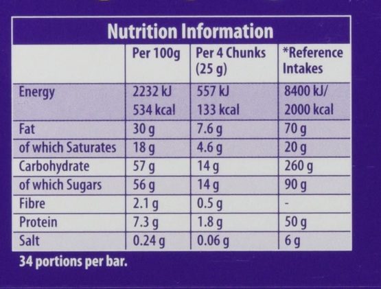 Cadbury Dairy Milk Chocolate Gift Bar 850g - Image 4