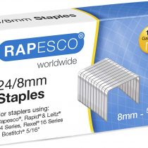 Rapesco 1456 Type 24/8 Mm Galvanised Staples Pack of 1000)