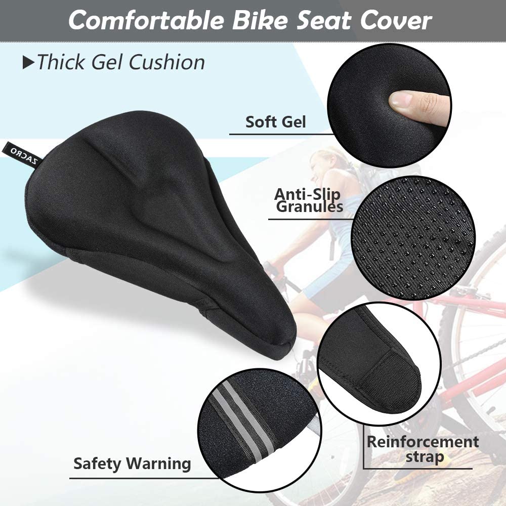 gel bike seat cover asda